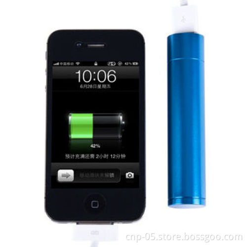 Backup Power for Cellphones and Portable Devices, with Power Indicator, 2,200mAh Capacity